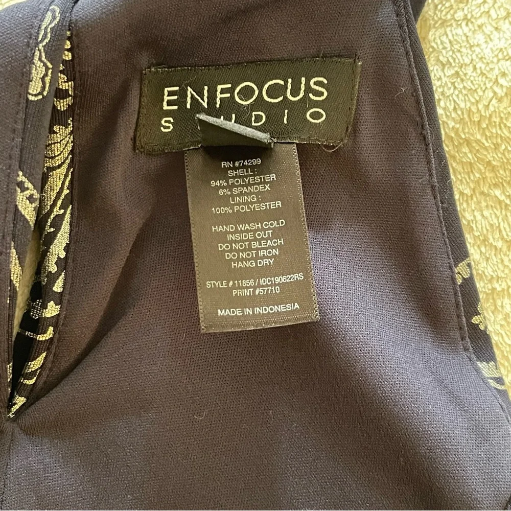 Enfocus Studio Silver Blue Halter Midi Dress - Picture 4 of 7